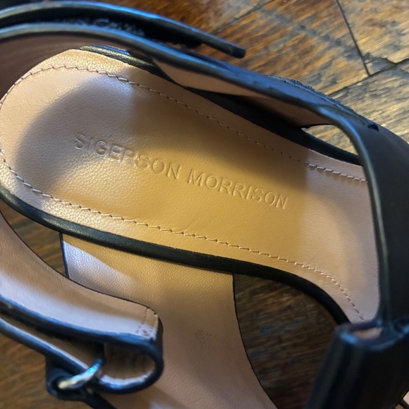 Siegerson Morrison wooden high heel sandals - 8.5 - Picture 4 of 8